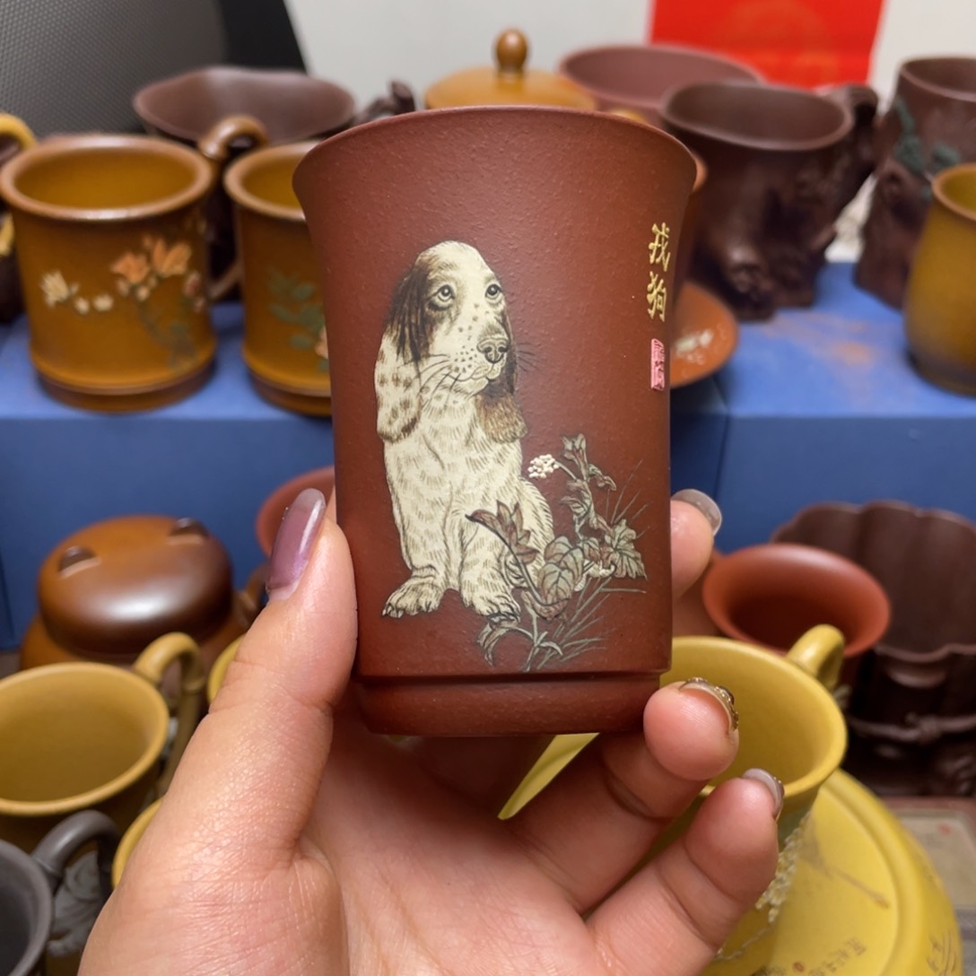 紫砂茶杯紫砂主人杯