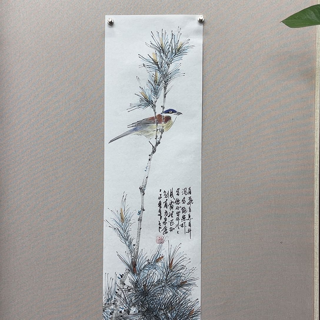 国画艺术家真人手绘