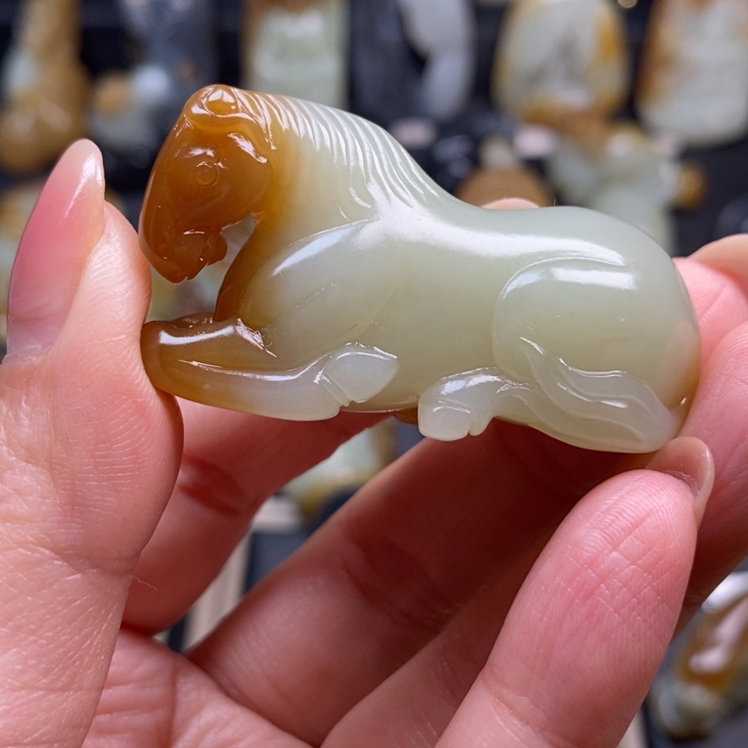 和田玉挂件未镶嵌祥*