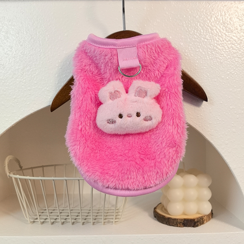 宠物猫咪小狗冬季保暖衣服冬款秋装泰迪比熊小型犬加厚保暖可牵引