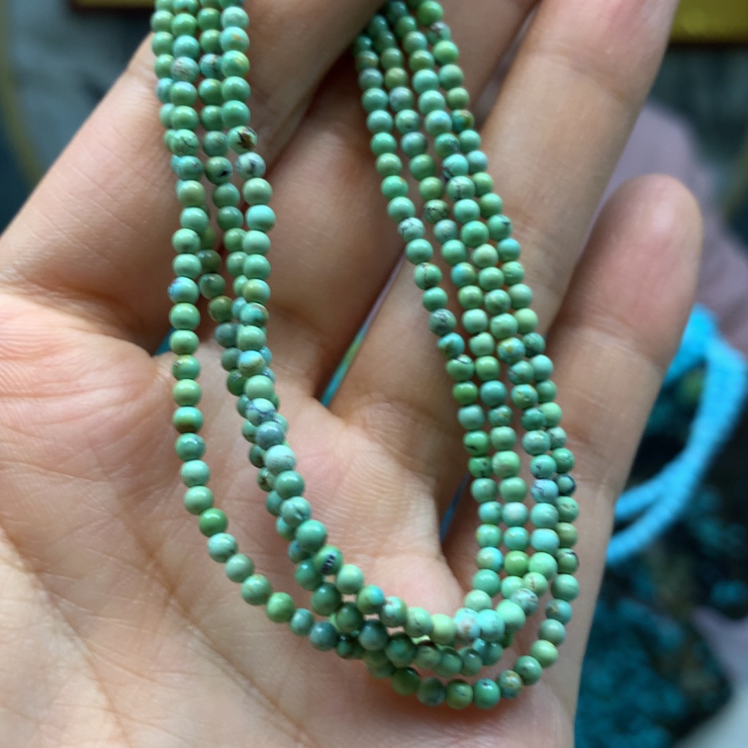 绿松石长链未镶嵌
