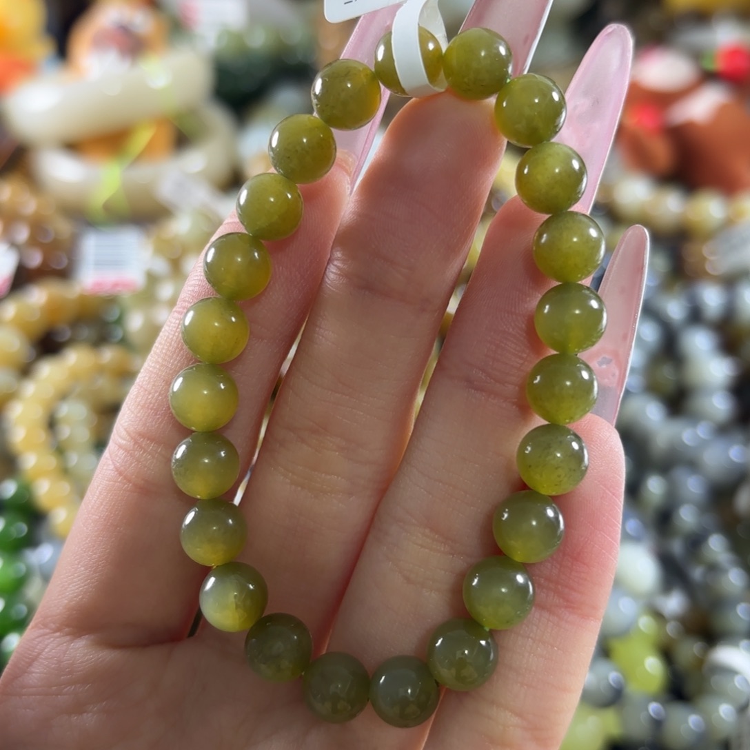 和田玉未镶嵌手链49