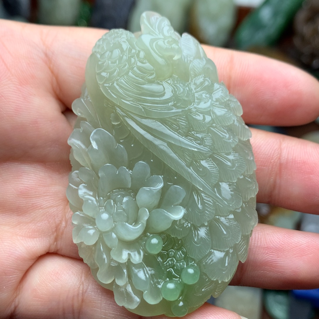 和田玉凤凰未镶嵌