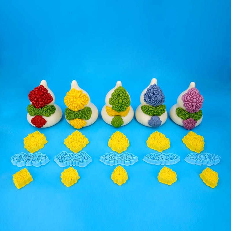 新款复古花寿桃花长条幅古花花饽饽花馍福袋配件工具套装