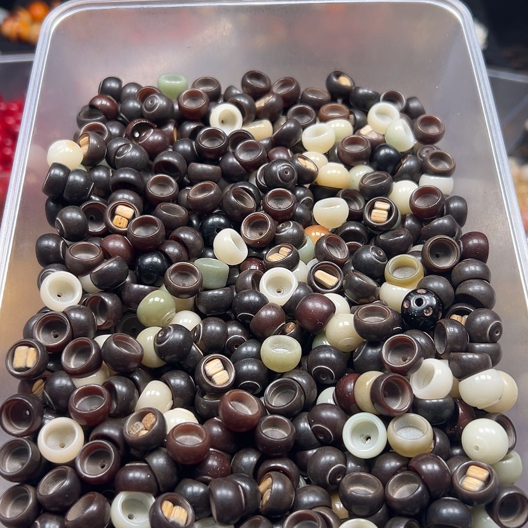 菩提根/象牙果手串850颗瑕疵碗珠