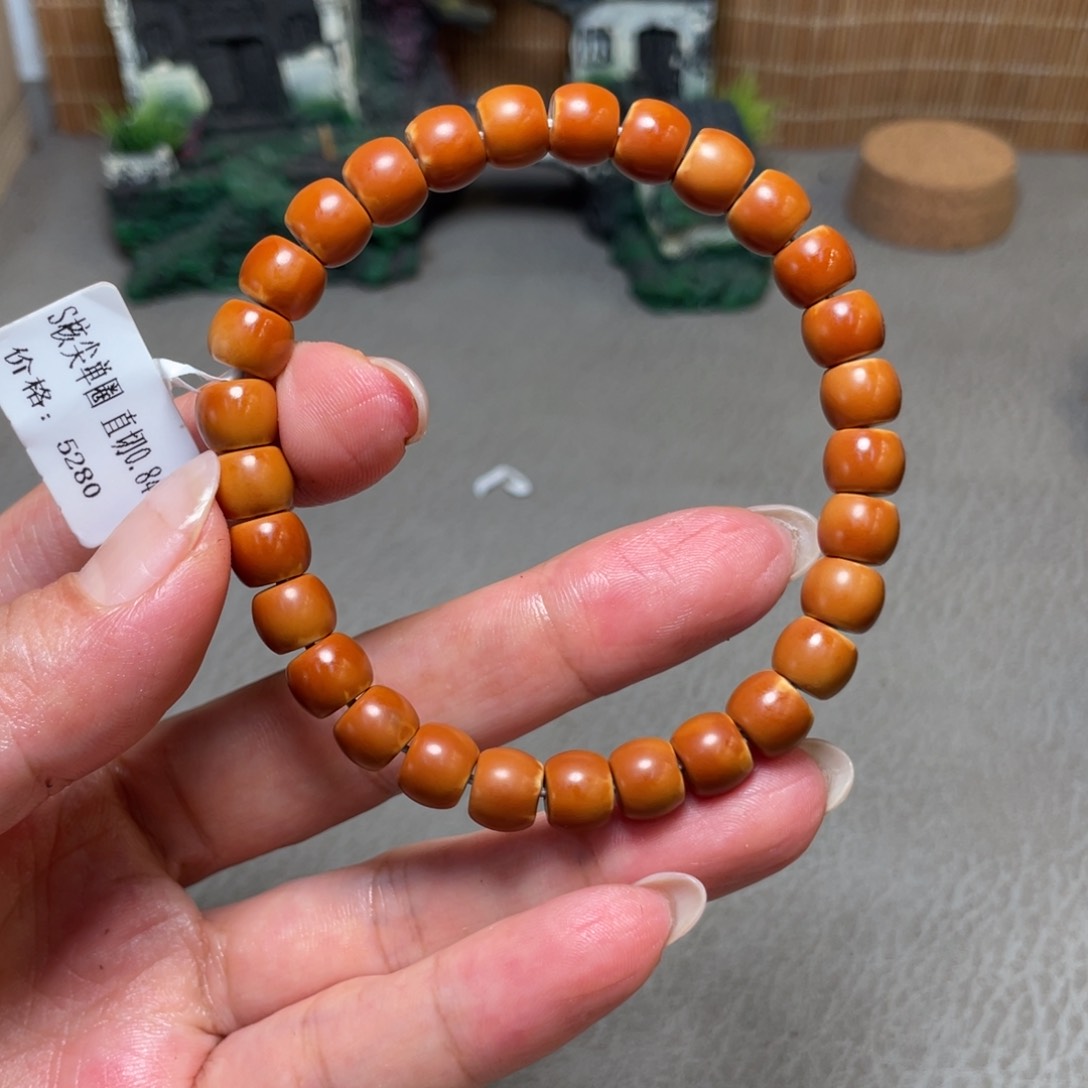 吊坠橄榄核核尖单圈