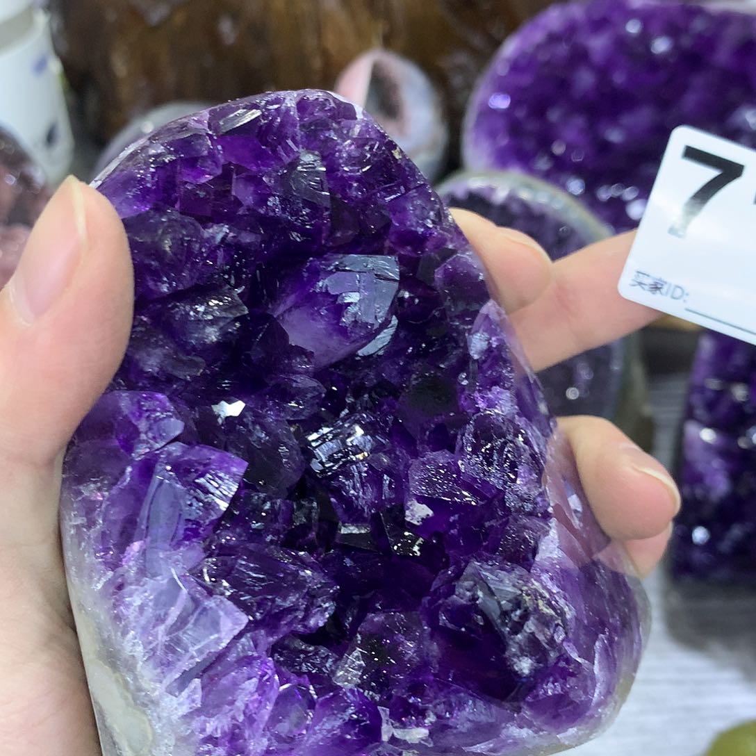 紫晶珠宝半成品未镶嵌713