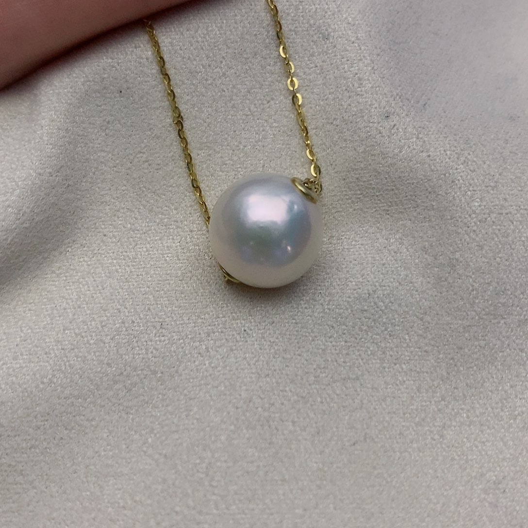 【闪购商品】淡水珍珠银S925镶嵌颈饰