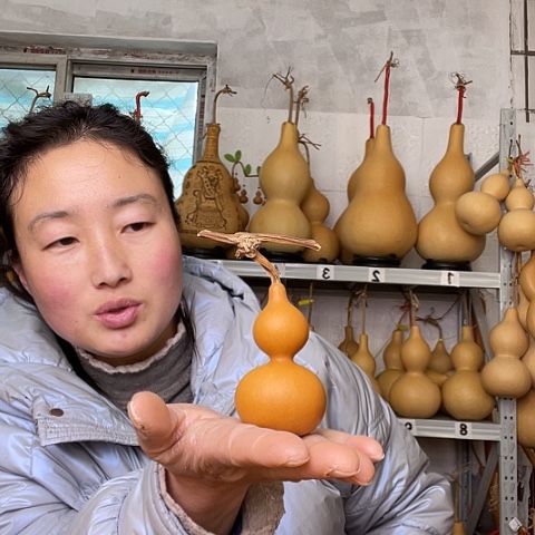 梦***山天然植物葫芦文玩
