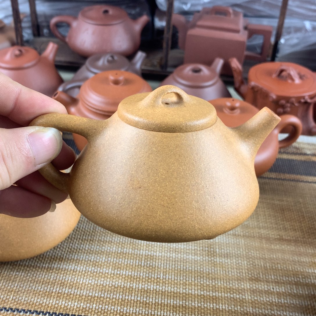 紫砂茶壶老档口黄金段微微瑕