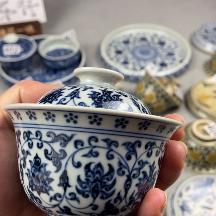 秃***秃瓷片手工手绘手工制作