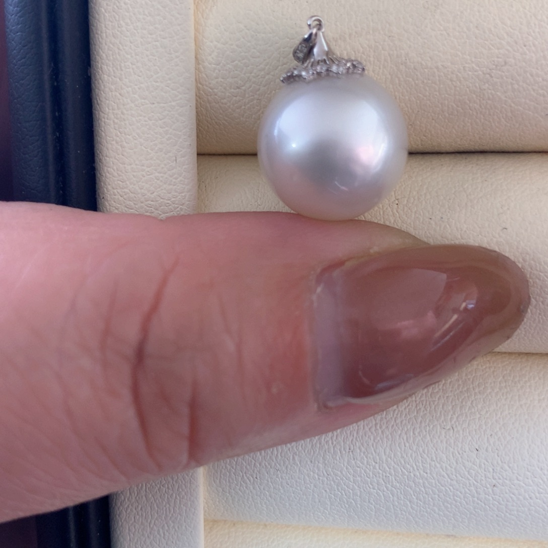 海水珍珠18K金镶嵌颈饰