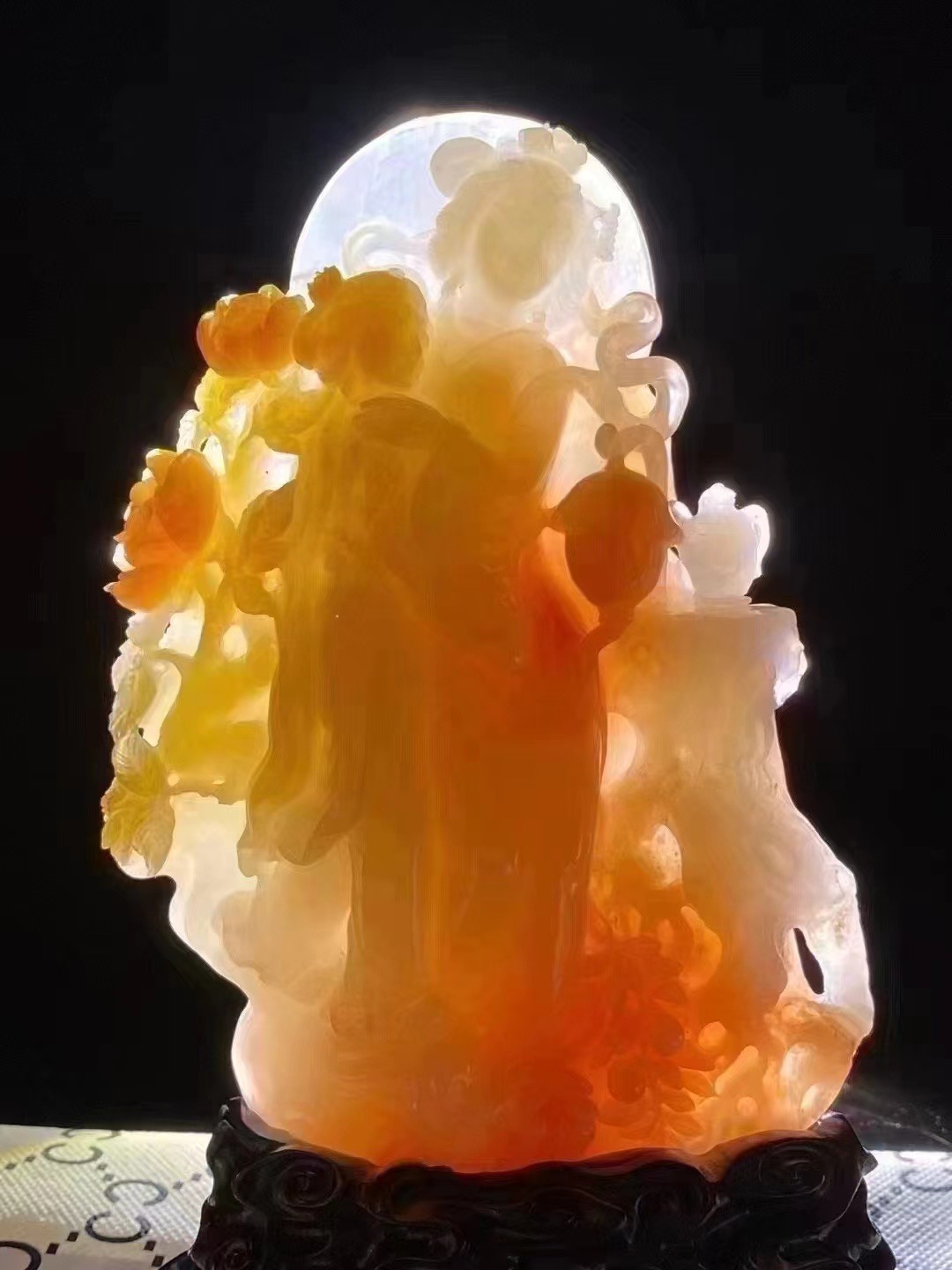 寿山芙蓉石，贵妃醉酒