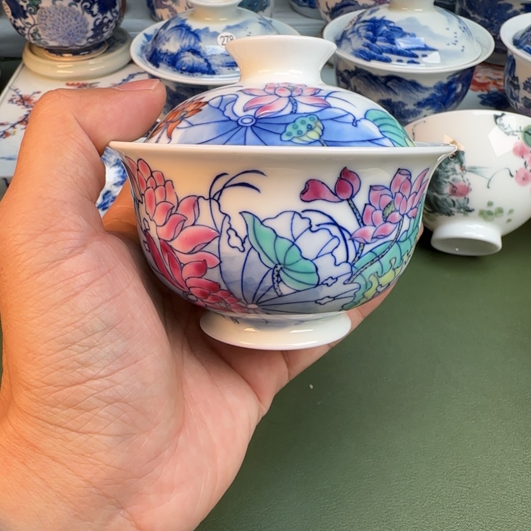 陶纯手工纯手绘茶具225