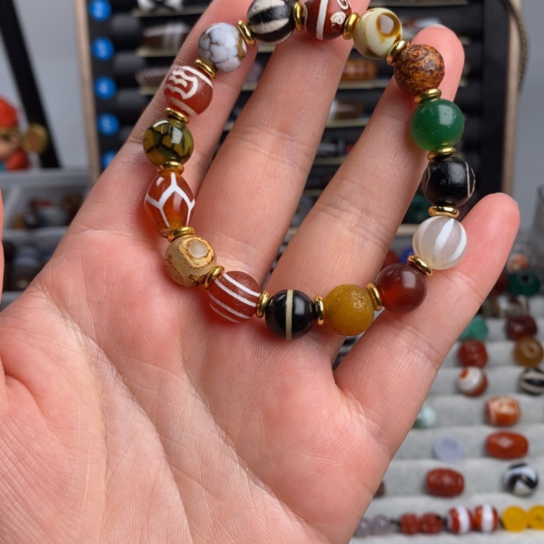 玛瑙/玉髓合金珠宝半成品