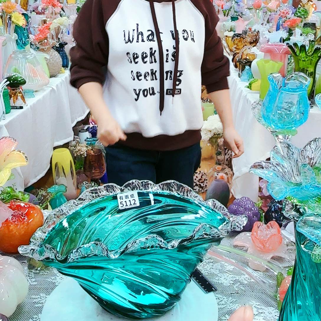 福利不退不换琉璃花瓶艺术品