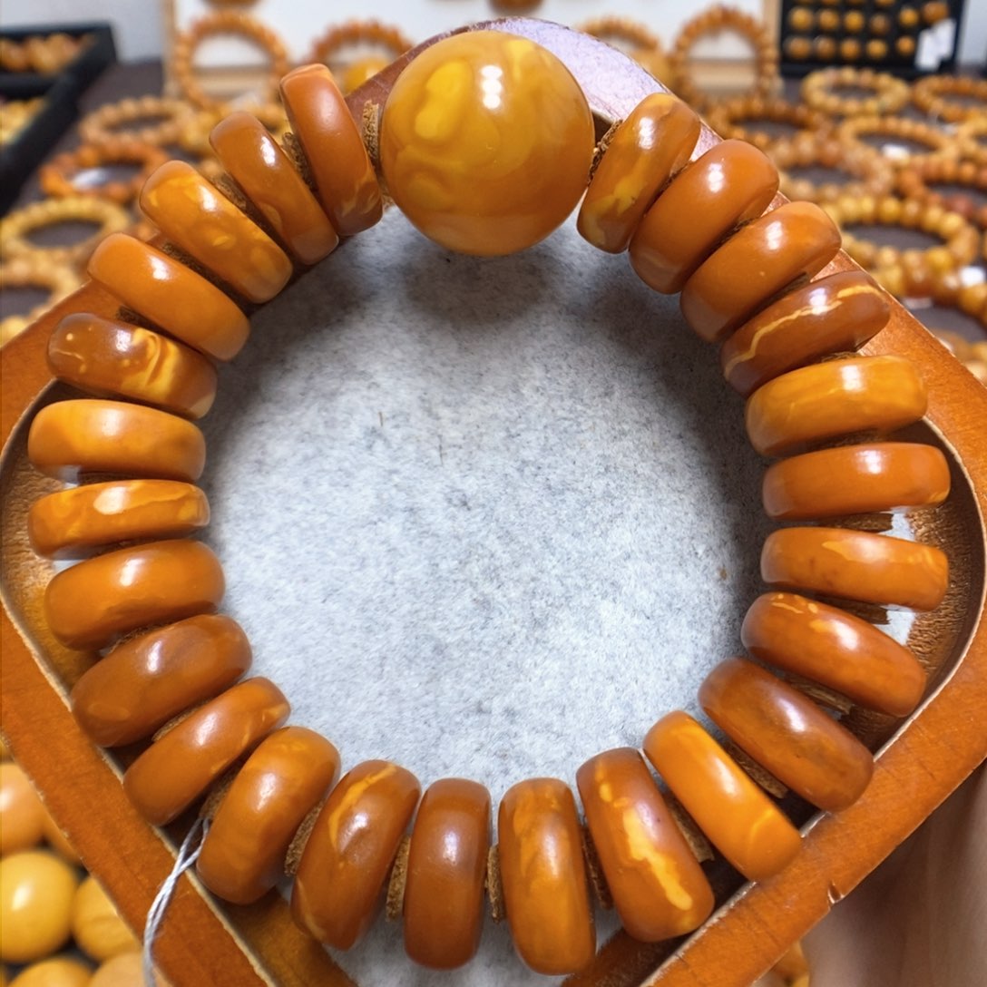 蜜蜡手链未镶嵌蜜蜡