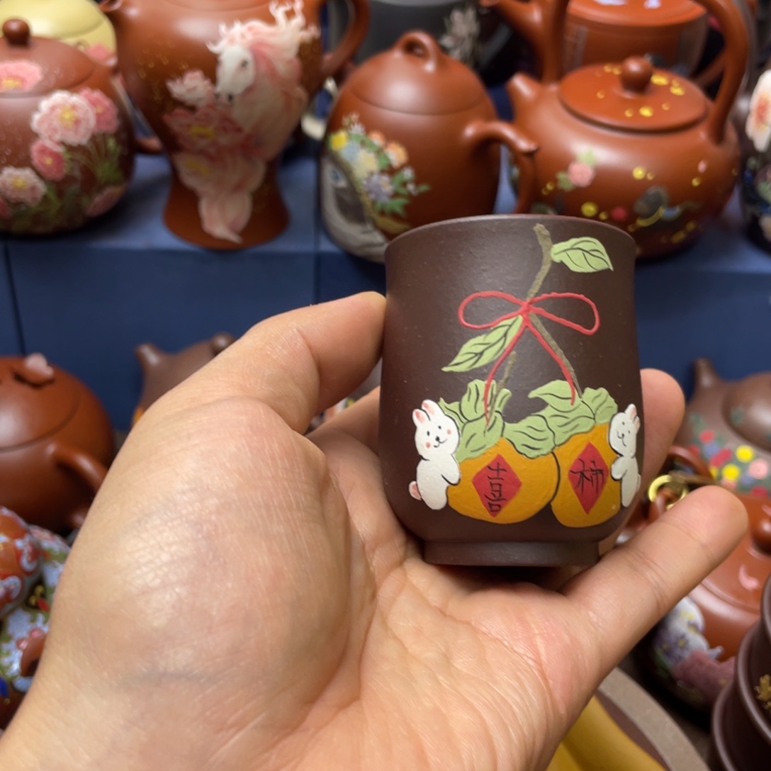 紫砂茶杯紫砂主人杯80cc