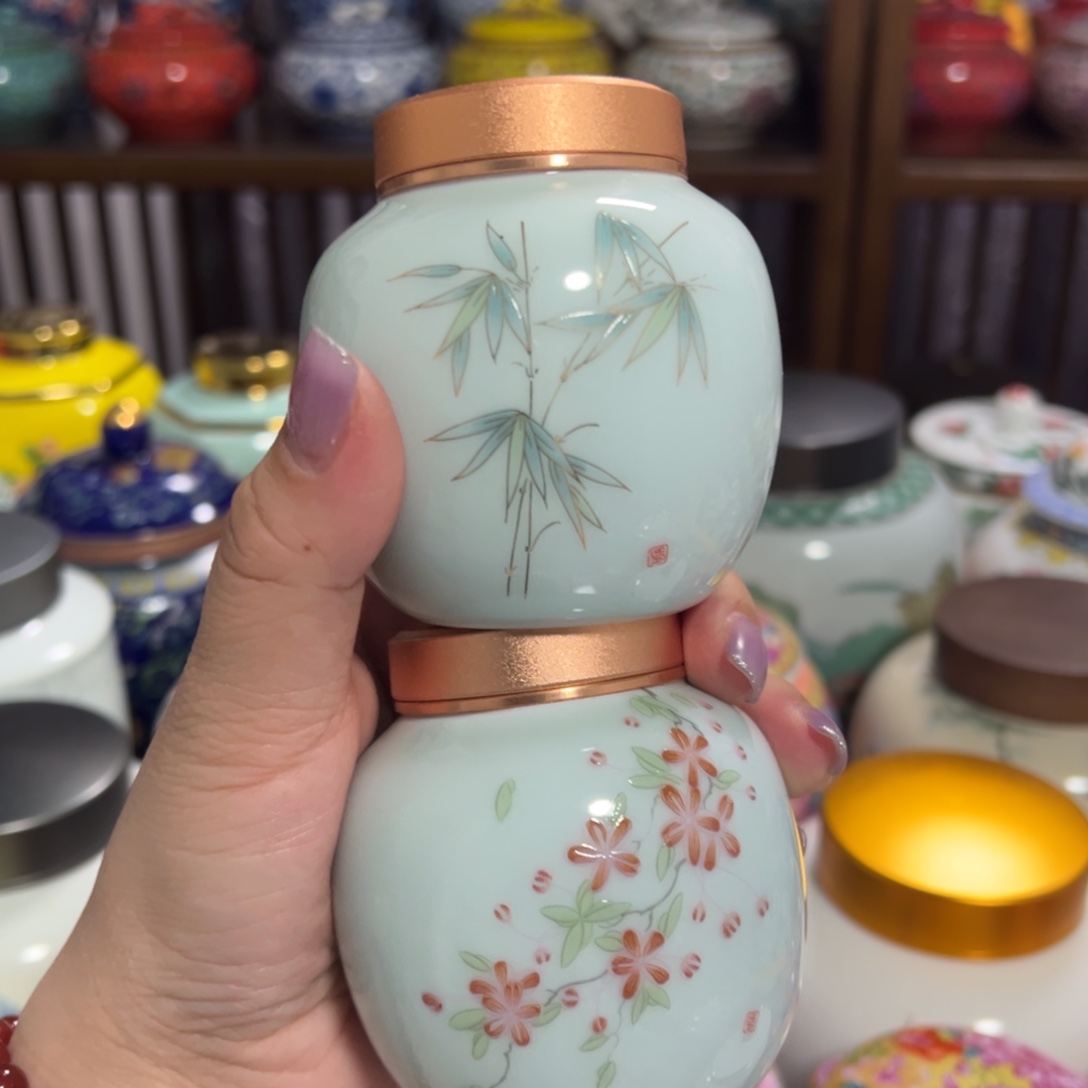 陶瓷密封罐茶叶罐