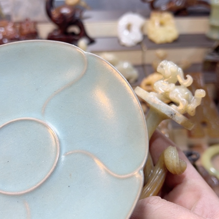 摆件相**缘摆件罐盛宝斋物件