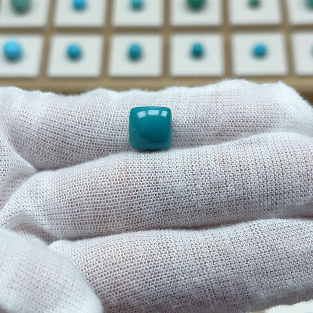 绿松石珠宝奇石未镶嵌花***舟