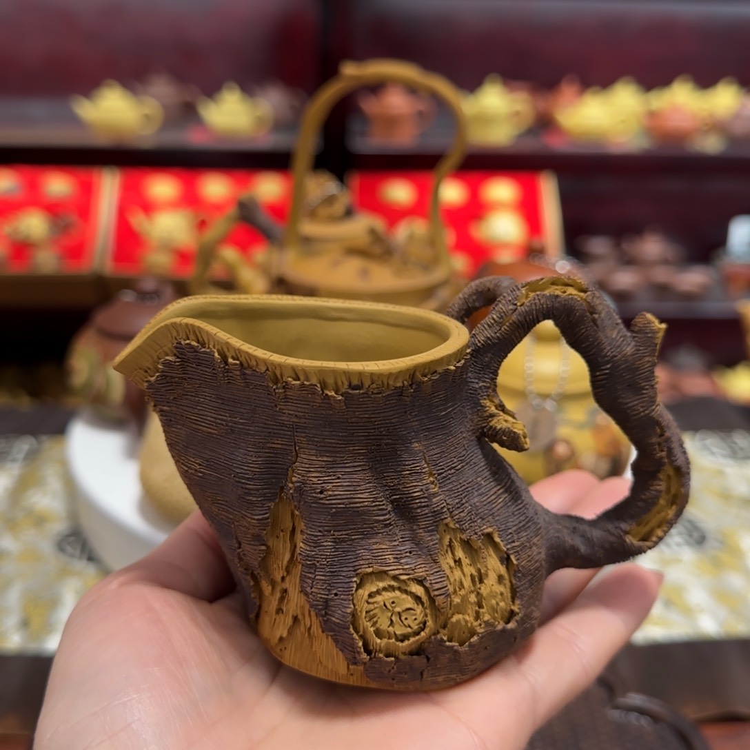 【闪购商品】紫砂茶壶枯木公道杯