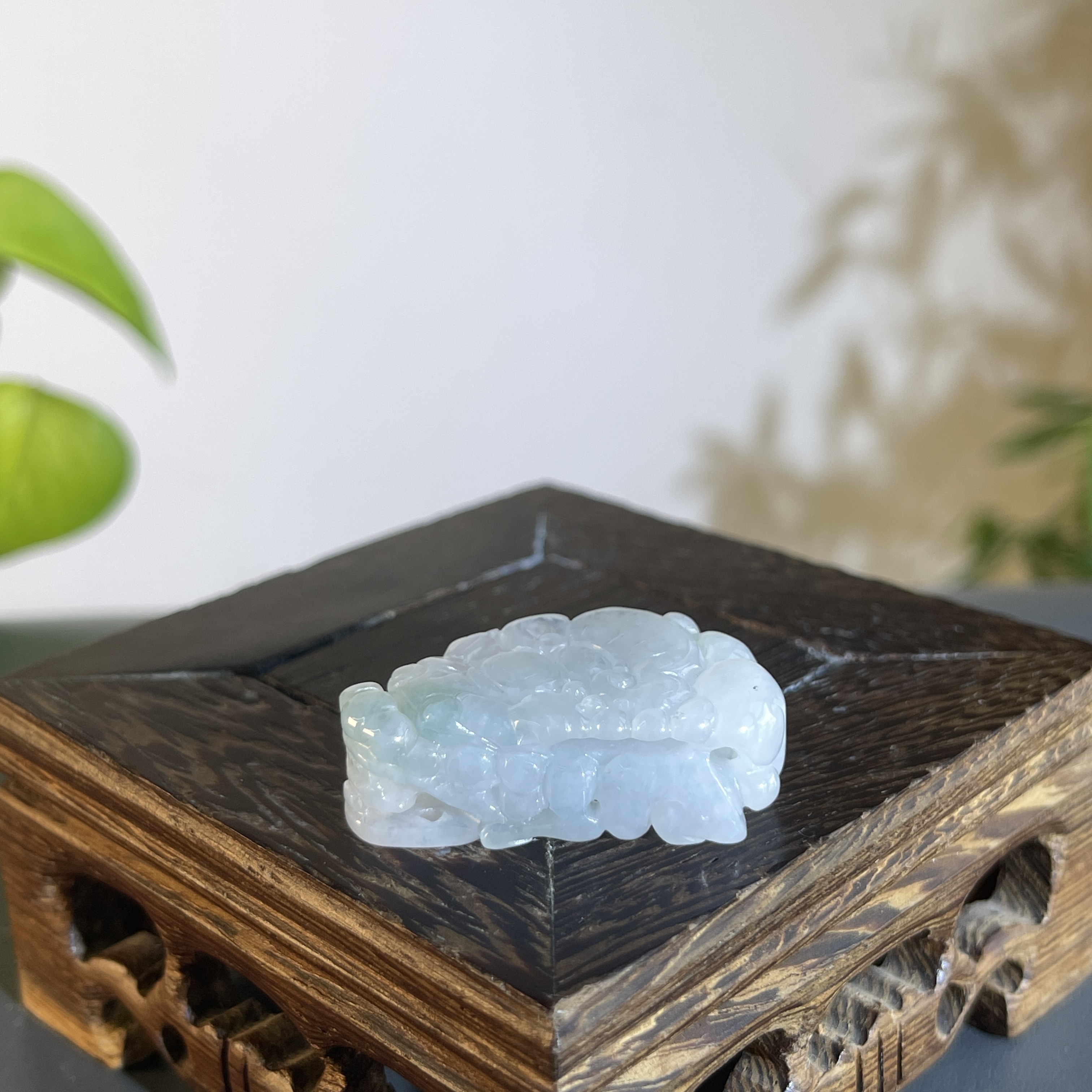 JTB14-31  天然缅甸A货翡翠 貔貅