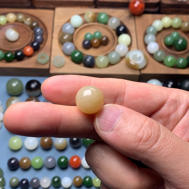 和田玉卡15黄糖未镶嵌远**棹