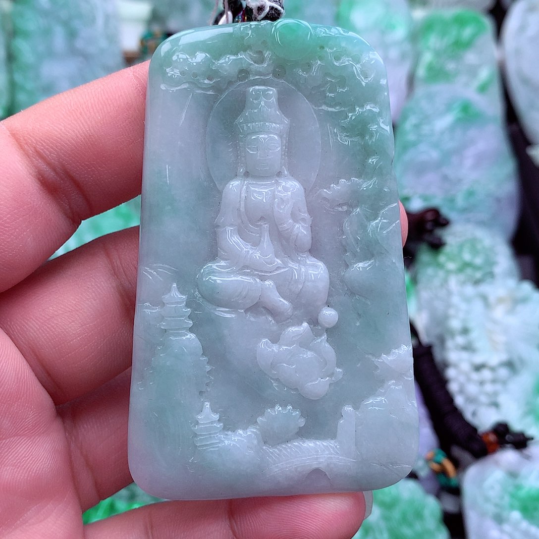 翡翠吊坠(不含链)未镶嵌