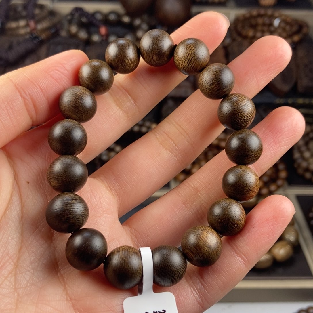 沉香手串波****发越南芽庄白棋楠