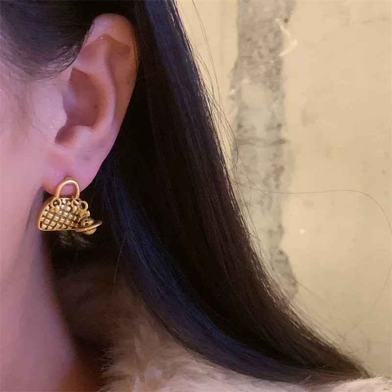 铜合金耳饰 2158小众轻奢高级感耳钉