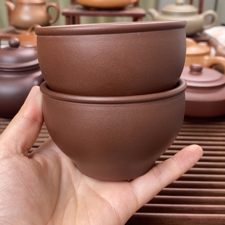 茶壶紫砂紫泥主人杯