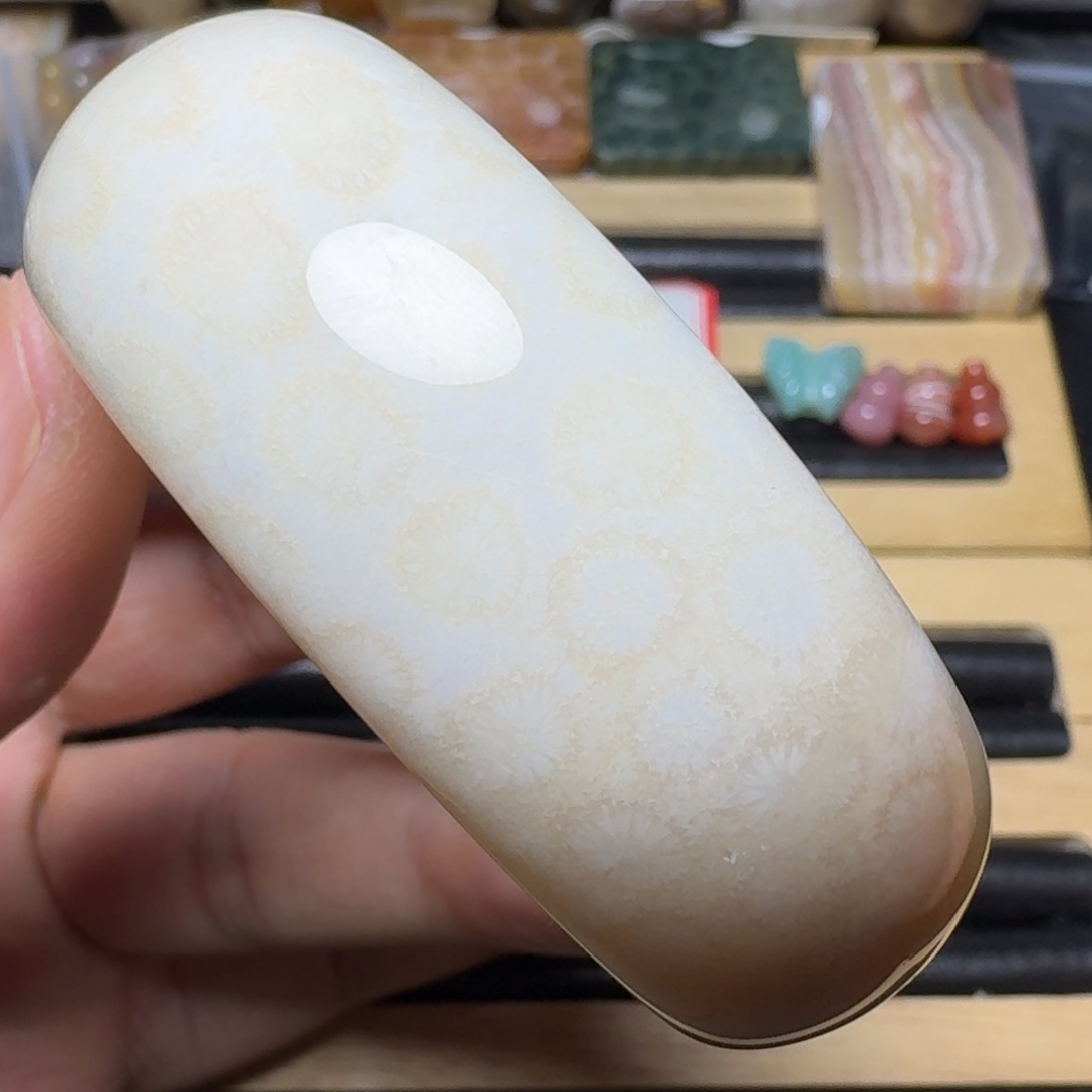 硅化玉纯天然色有机玉石未镶嵌52.5圈口特价