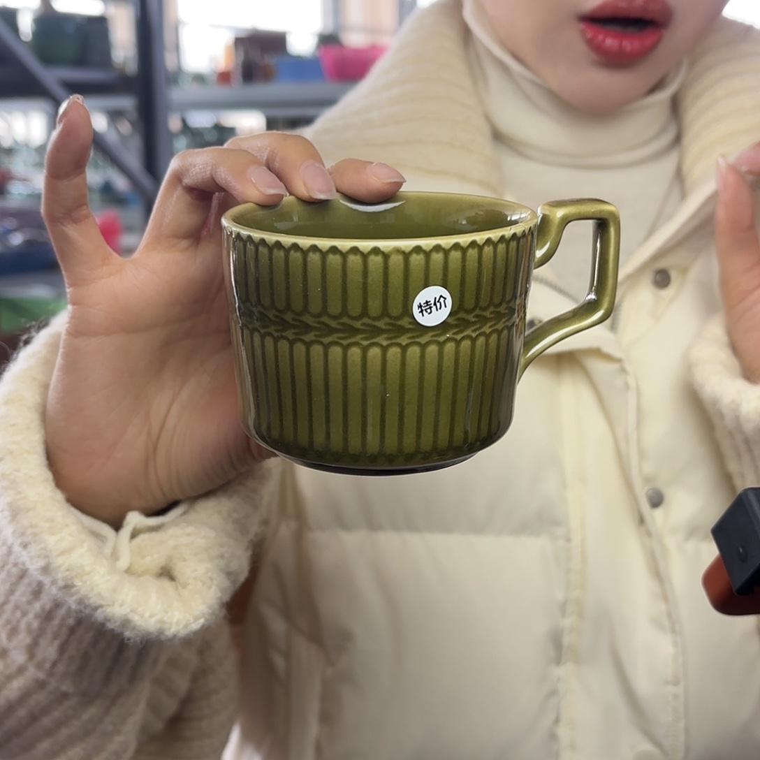 龙泉云间青瓷小米茶器