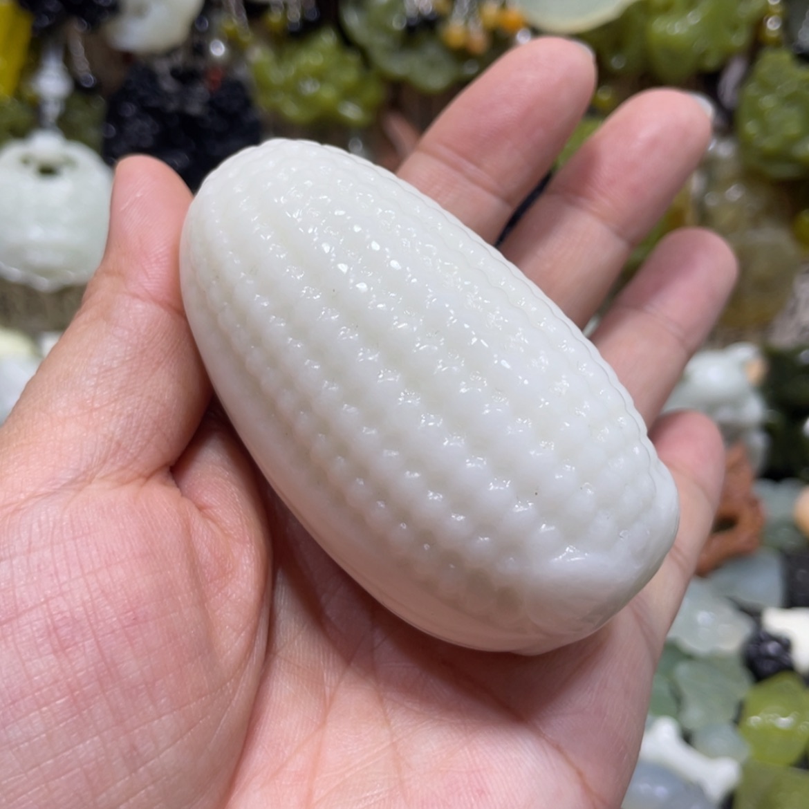 【闪购商品】岫玉颈饰未镶嵌66手把