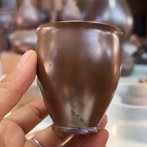 戬谷龙窑柴烧茶杯