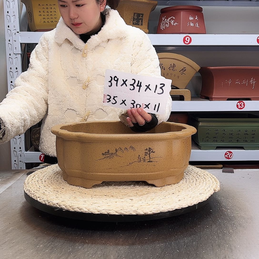 紫砂花盆紫砂花盆