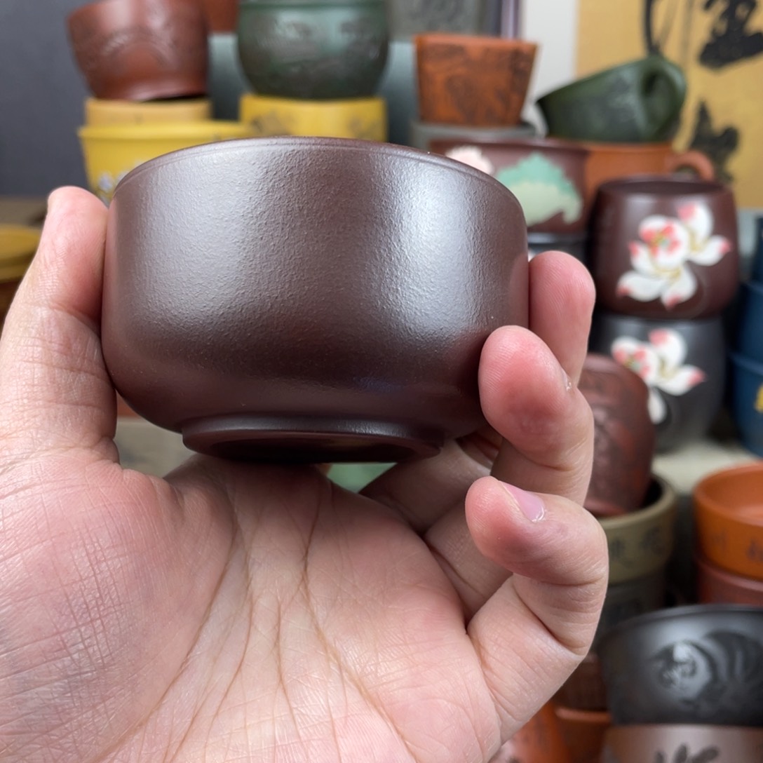 紫砂茶杯紫砂茶杯