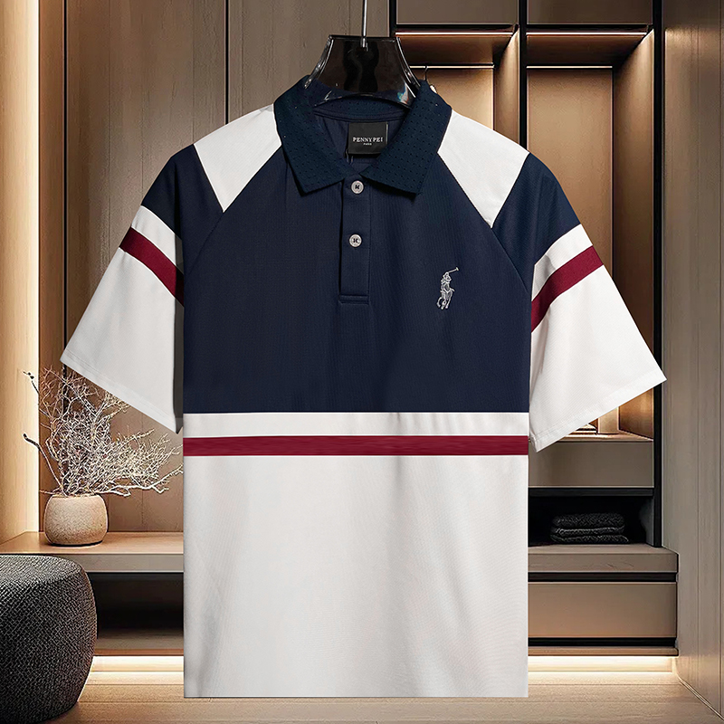 【Polo-T恤】夏季新品轻奢时尚短袖男女同款--P2014