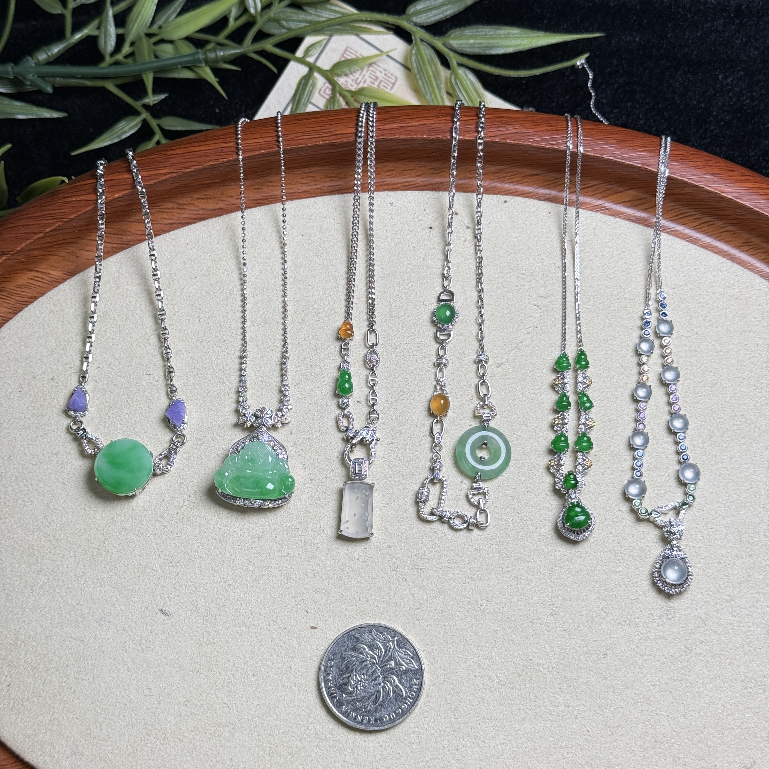 思懿珠宝  18K翡翠项链吊坠-13800-1-ZGM-多样性发一