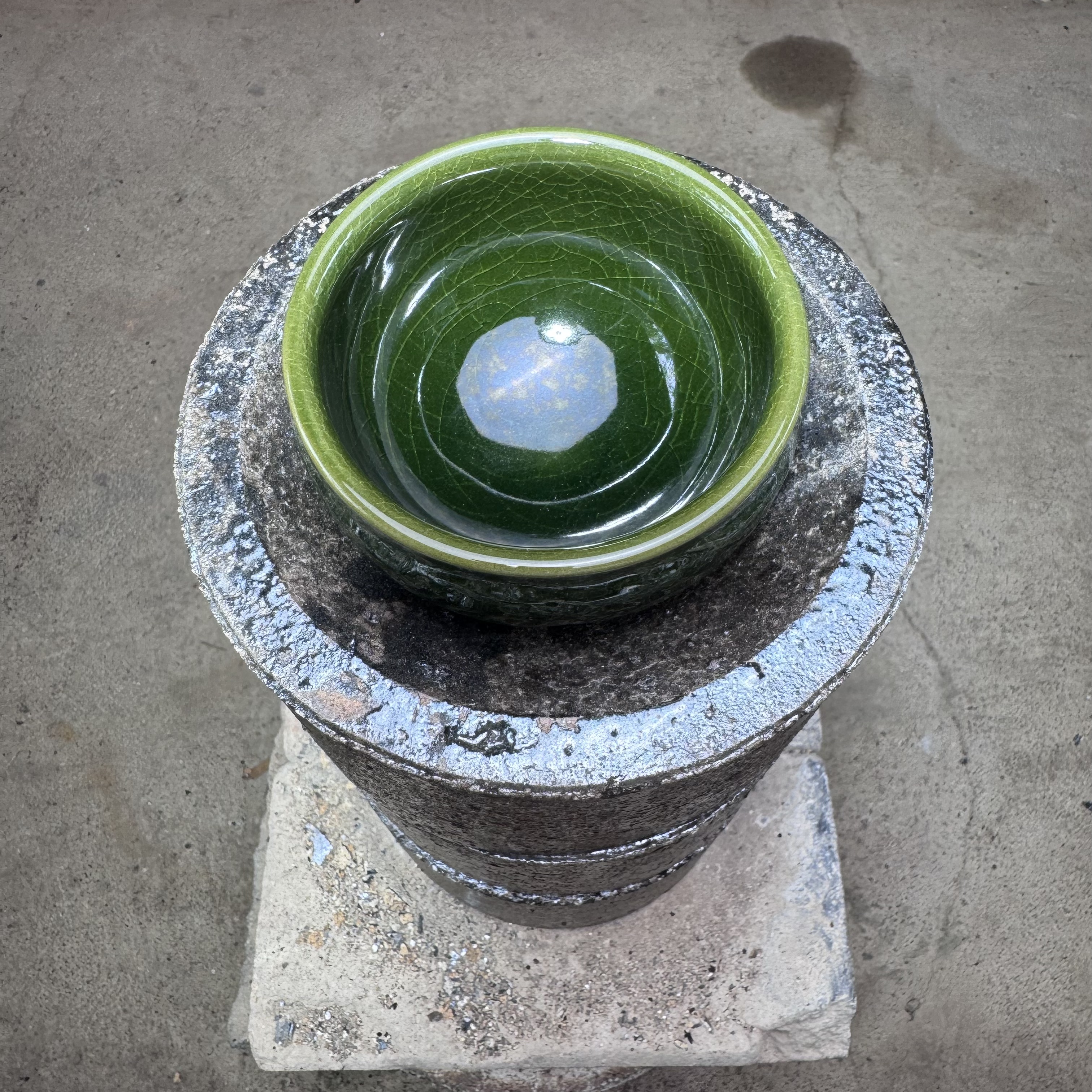  茶杯天目闪购链接 浮雕碧绿主人杯