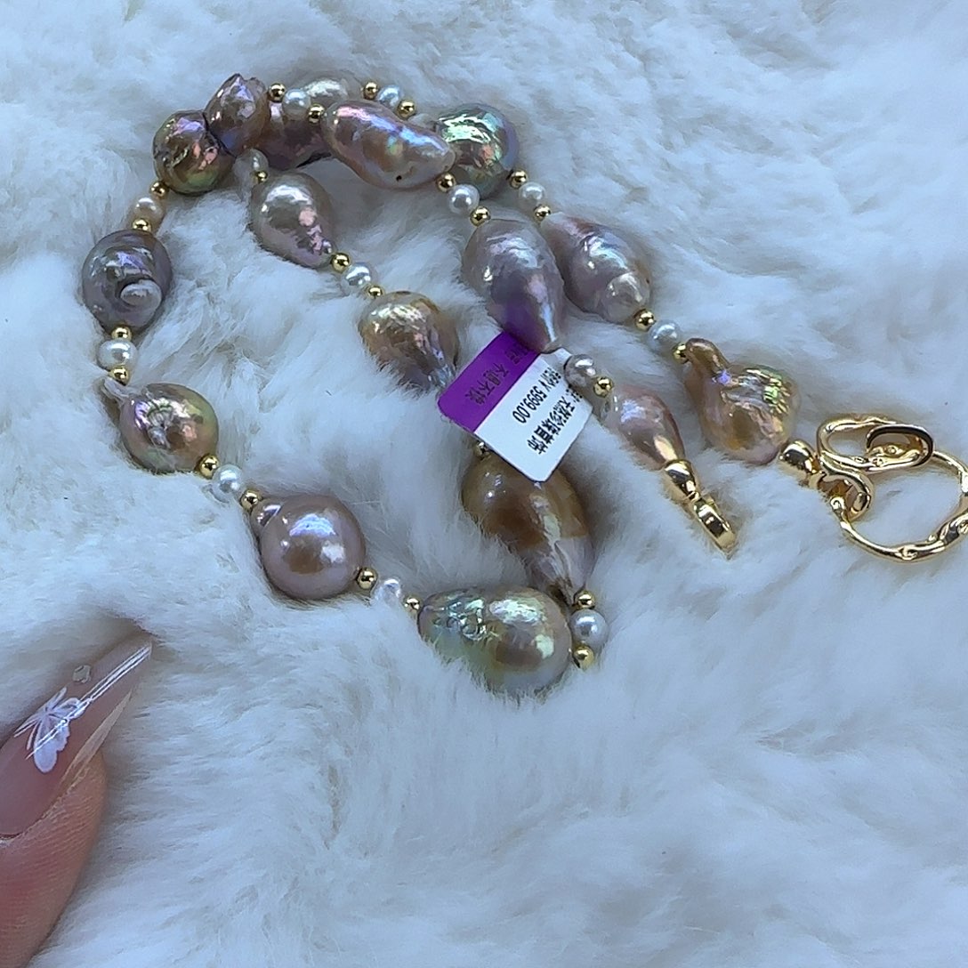 未镶嵌项链定制911淡水珍珠