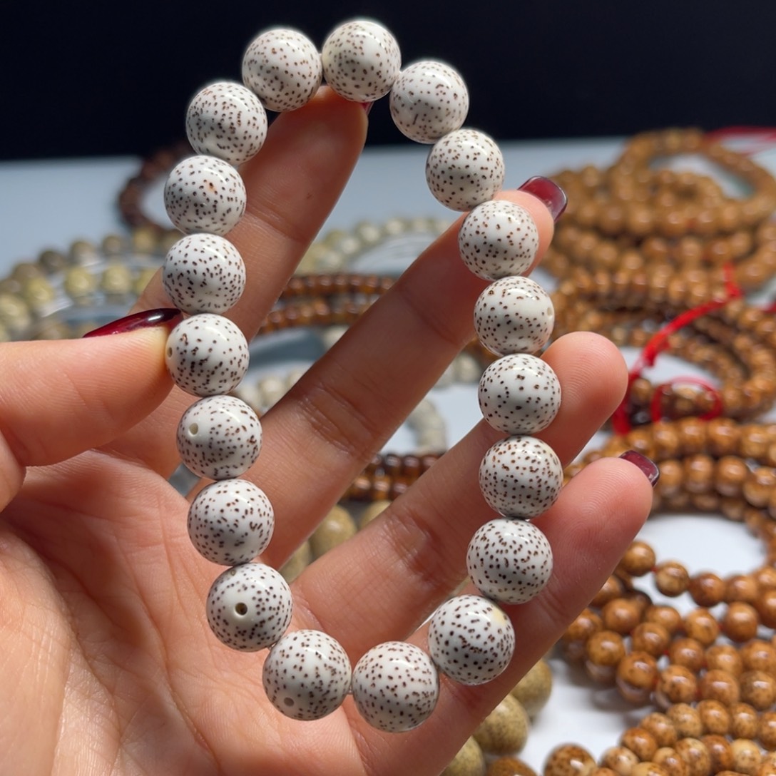 星月菩提吊坠12圆珠原生态