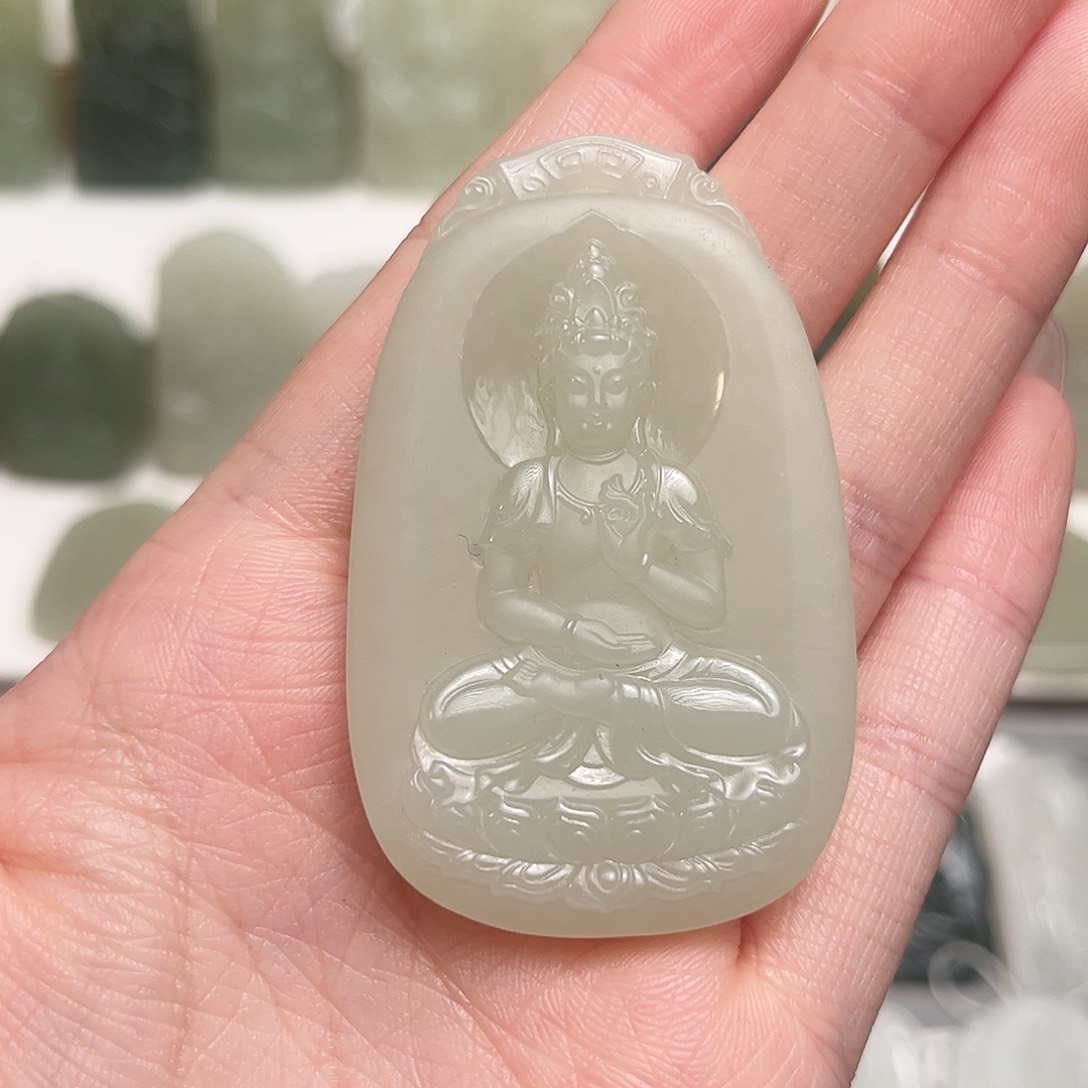 和田玉颈饰未镶嵌