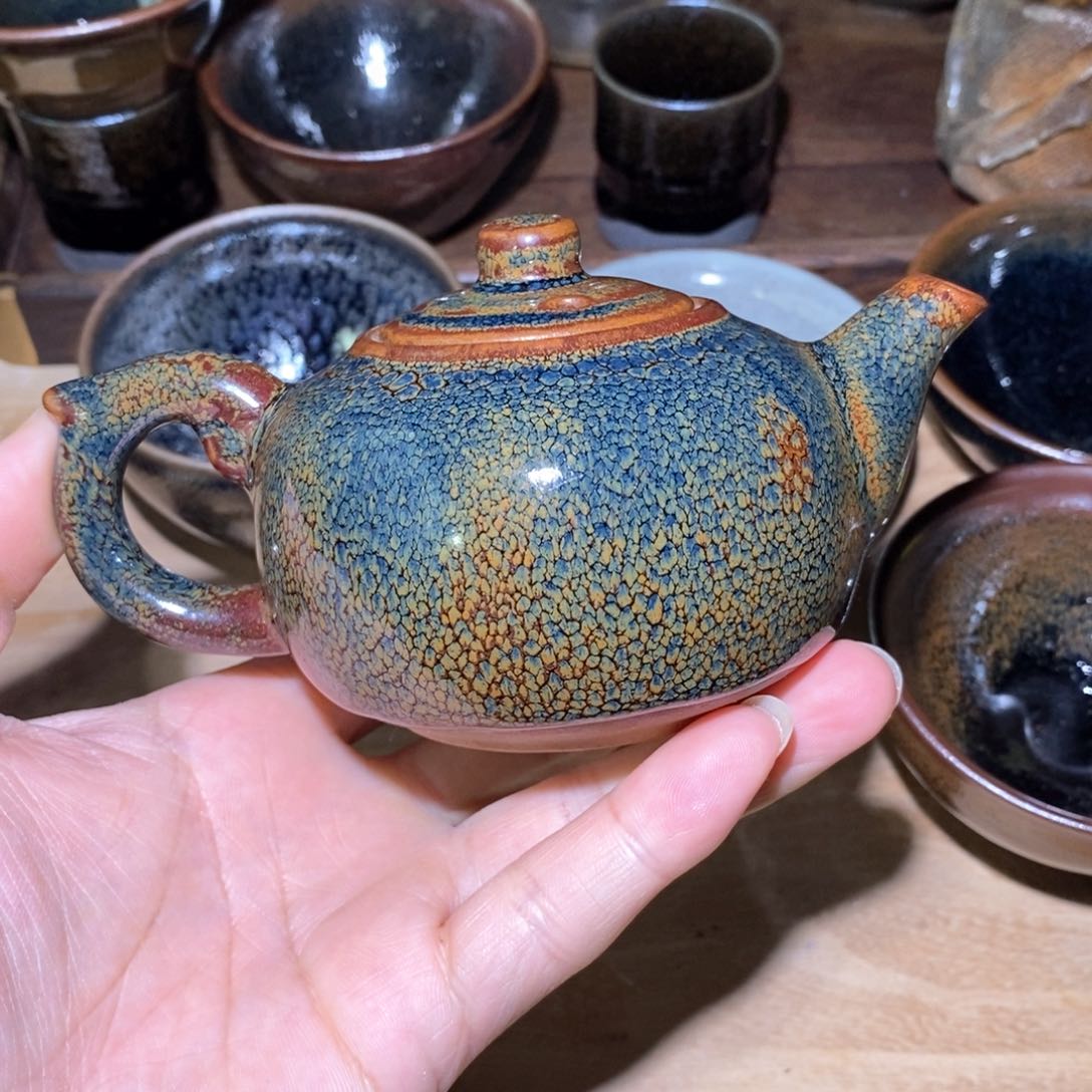 茶盏原矿釉建盏茶杯