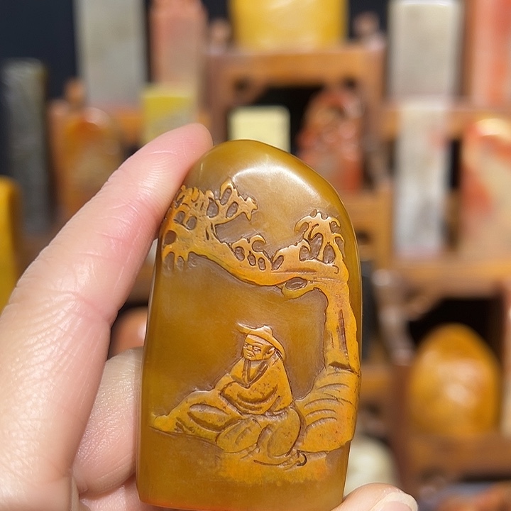 印石寿山石寿山石山山水水