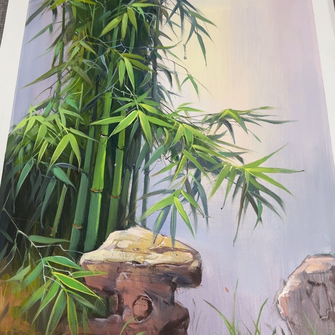 油画我也不知道为什么这么