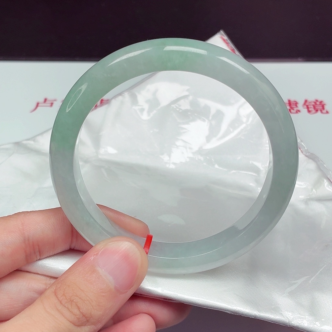 翡翠未镶嵌手镯61圈口