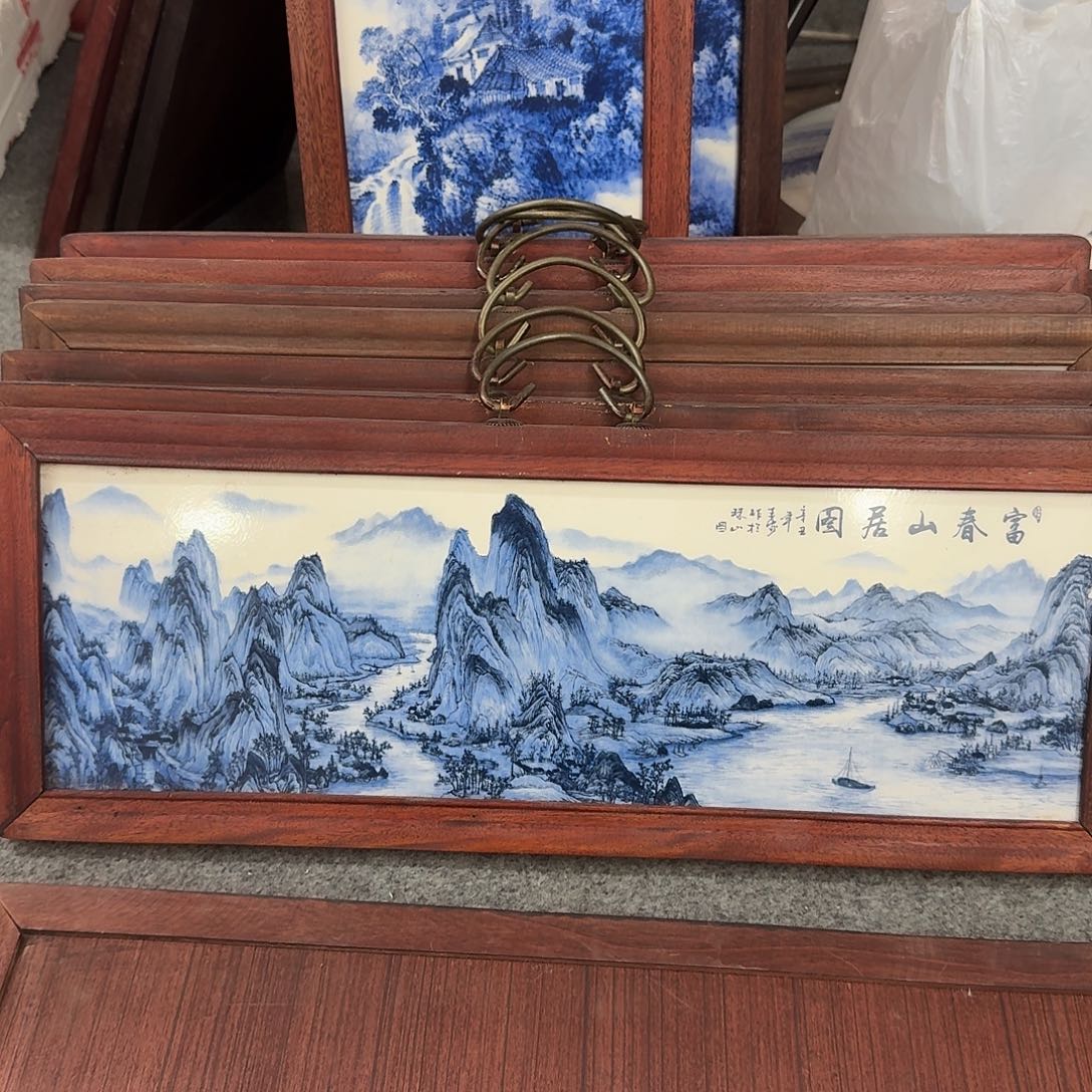 摆件瓷瓷板画瓷板画