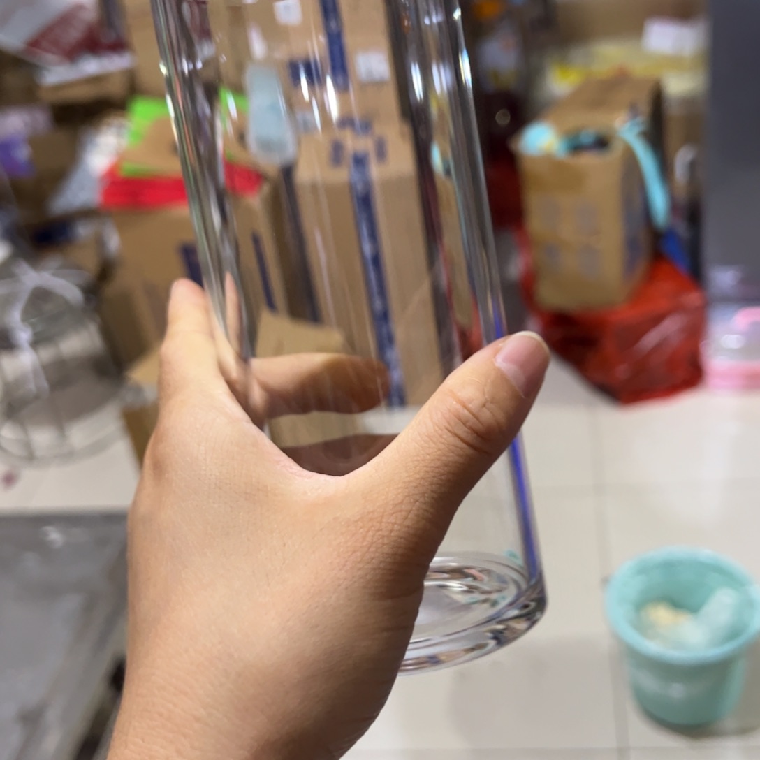 玻璃杯5305301201蓝色玻璃杯➕杯套